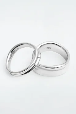 Damen COS Schmuck*ABGERUNDETE STAPELRINGE