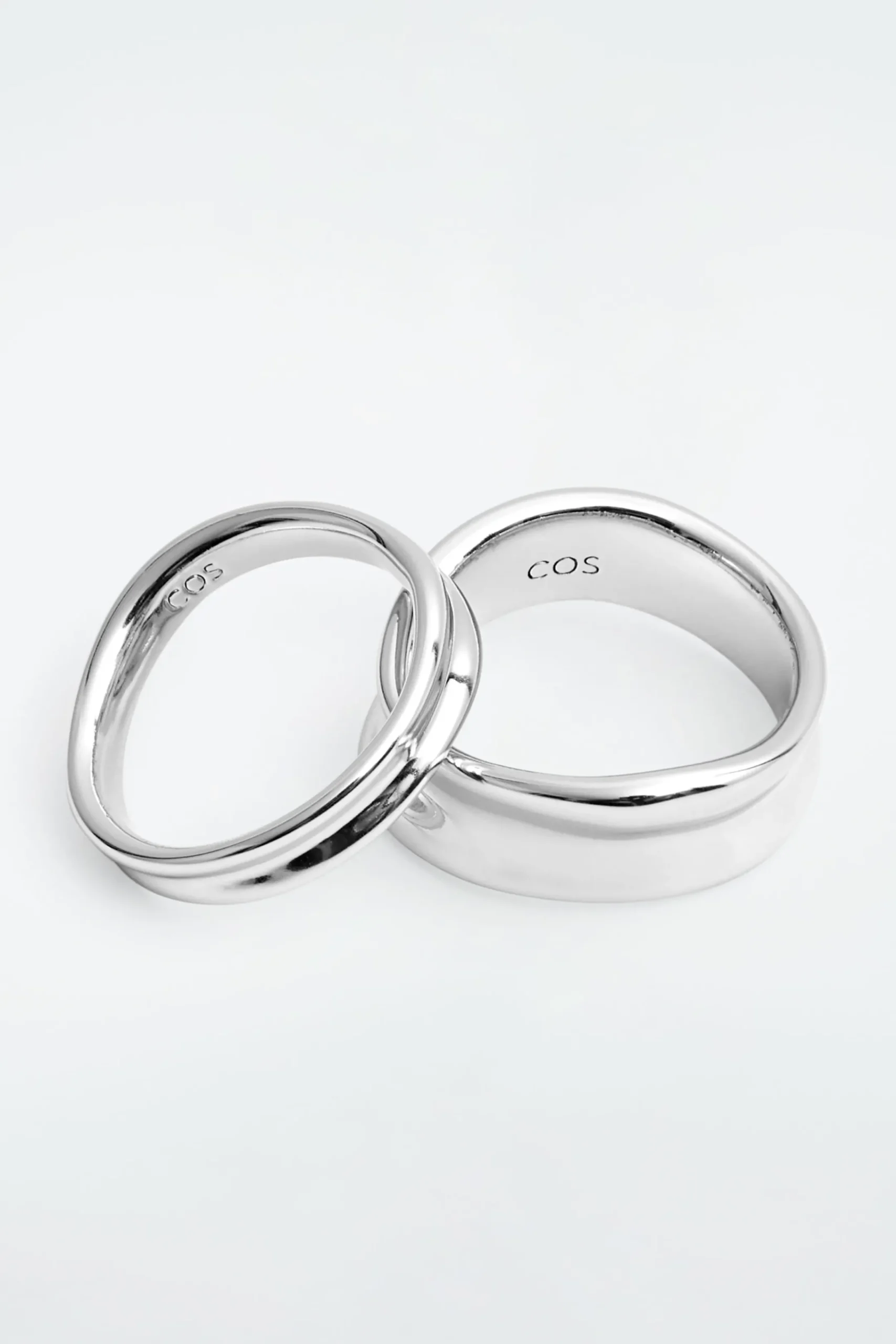 Damen COS Schmuck*ABGERUNDETE STAPELRINGE