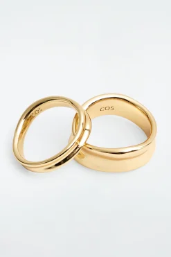 Damen COS Schmuck*ABGERUNDETE STAPELRINGE