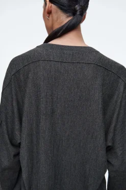 Damen COS Strickmode*ABGERUNDETER PULLOVER AUS MERINOWOLLE