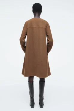 Damen COS Kleider*A-LINIEN-MINIKLEID AUS KOCHWOLLE