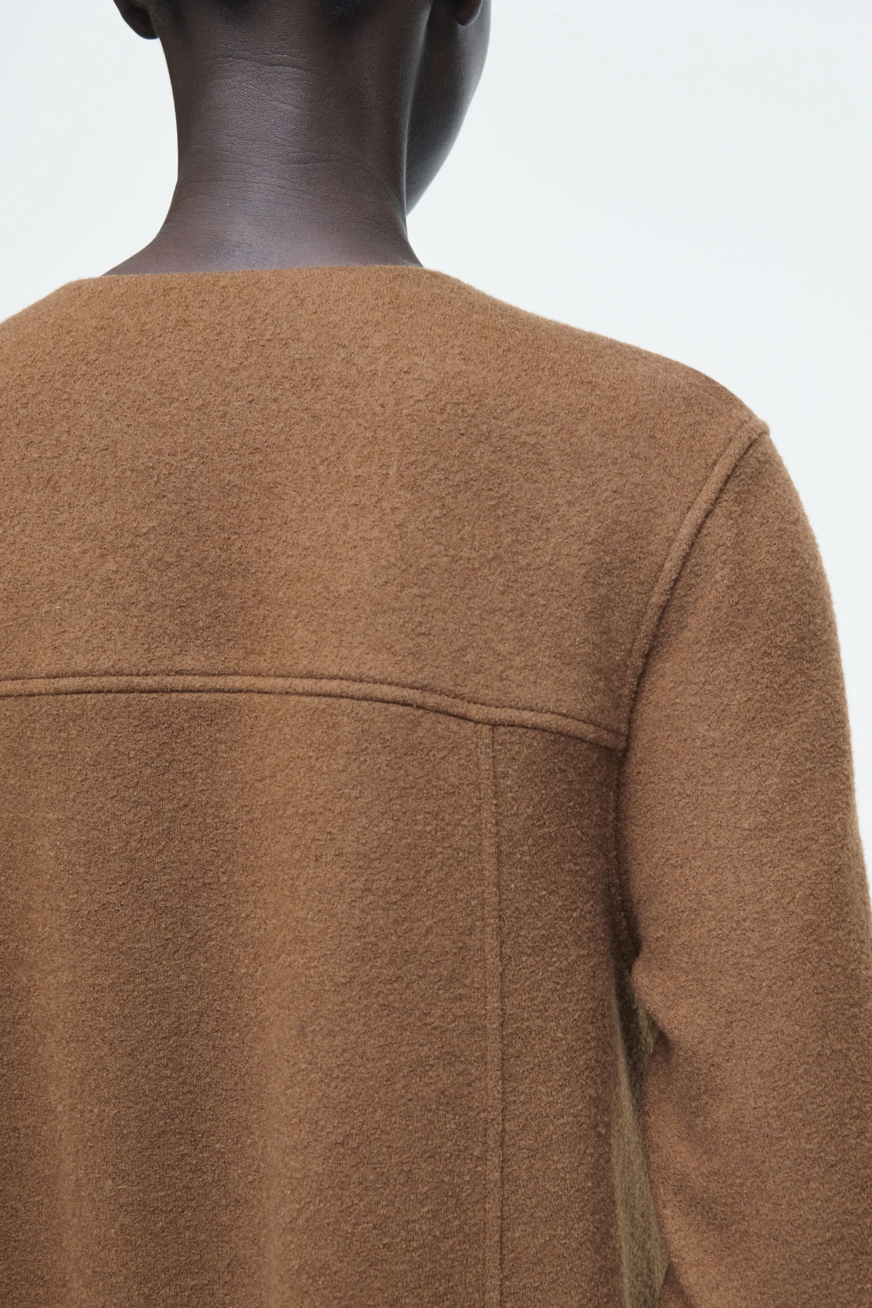Damen COS Kleider*A-LINIEN-MINIKLEID AUS KOCHWOLLE