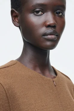Damen COS Kleider*A-LINIEN-MINIKLEID AUS KOCHWOLLE