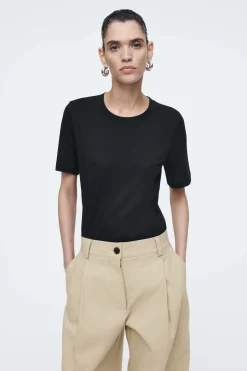 Damen COS T-Shirts | Oberteile*ALLTAGS-T-SHIRT MIT NORMALER PASSFORM