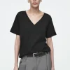 Damen COS T-Shirts | Oberteile*ALLTAGS-T-SHIRT MIT V-AUSSCHNITT