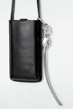 Damen COS Accessoires Aus Leder | Taschen*ANHÄNGER MIT STEPPDESIGN, PERLEN UND LEDERQUASTE