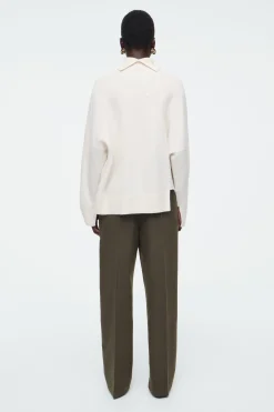 Damen COS Strickmode*ASYMMETRISCHER PULLOVER AUS MERINOWOLLE