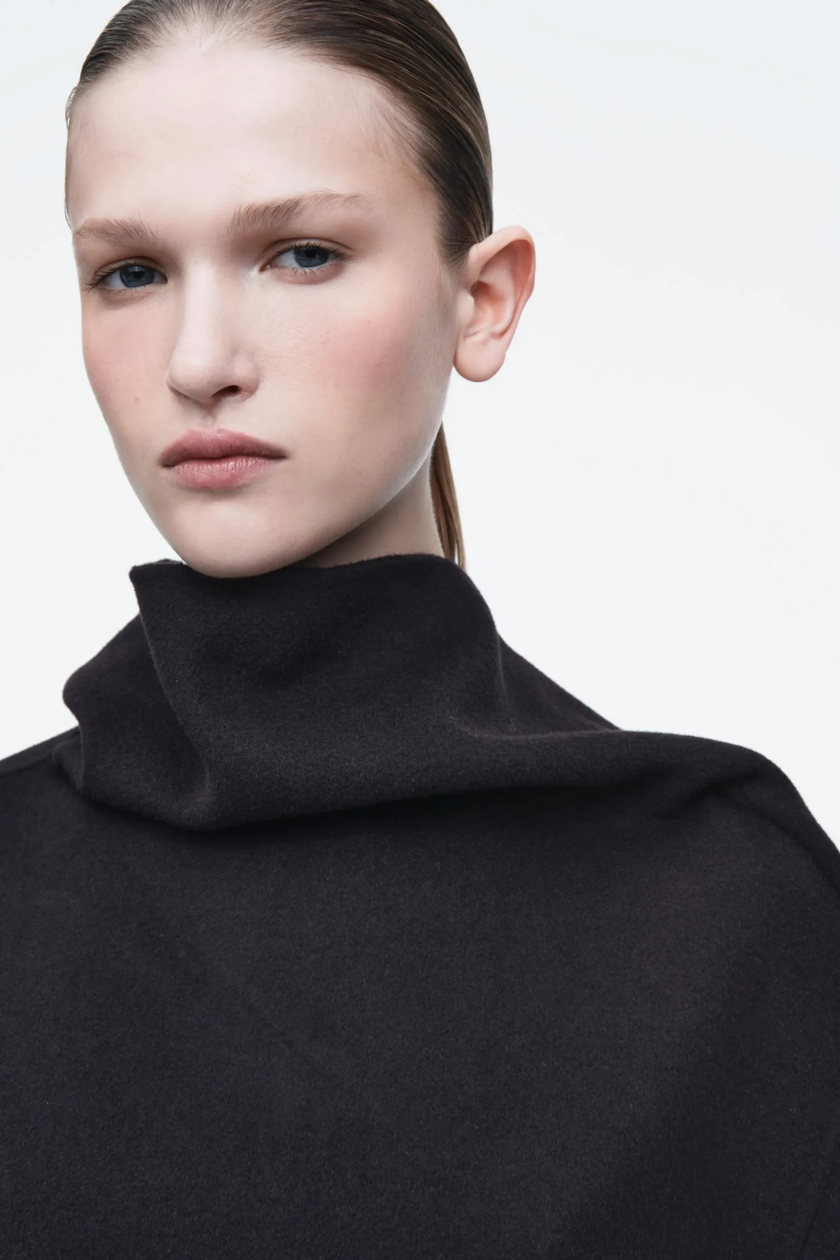 Damen COS Oberteile*ASYMMETRISCHES OBERTEIL AUS DOUBLEFACE-WOLLE