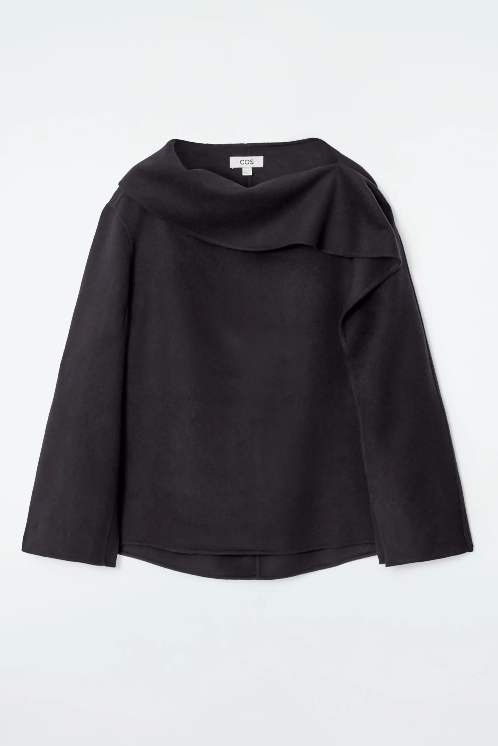 Damen COS Oberteile*ASYMMETRISCHES OBERTEIL AUS DOUBLEFACE-WOLLE
