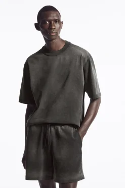 Herren COS T-Shirts & Tanktops*AUSGEBLEICHTES OVERSIZED-T-SHIRT AUS BAUMWOLLE