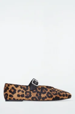 Damen COS Accessoires Aus Leder | Schuhe*BALLERINAS AUS PONYHAARLEDER MIT LEOPARDEN-PRINT