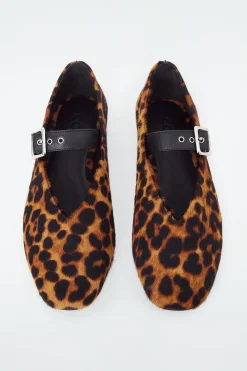 Damen COS Accessoires Aus Leder | Schuhe*BALLERINAS AUS PONYHAARLEDER MIT LEOPARDEN-PRINT