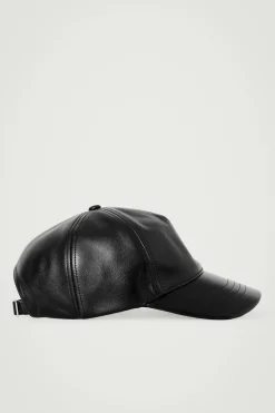 Herren COS Kleine Lederwaren | Mützen, Schals & Handschuhe*BASECAP AUS LEDER