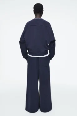 Damen COS Oberteile*BAUMWOLLJERSEY-SWEATSHIRT MIT KOKONSILHOUETTE