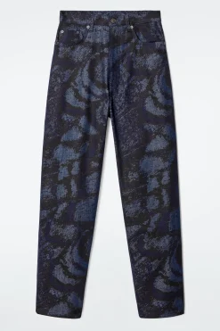 Damen COS Jeans | Hosen*BAY JACQUARD-JEANS MIT BARREL-BEIN