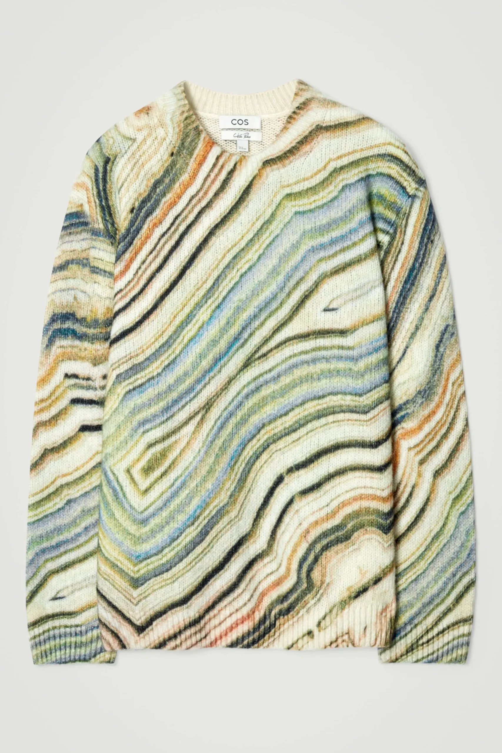 Herren COS Pullover | Strickmode*BEDRUCKTER PULLOVER AUS ALPAKA-MIX