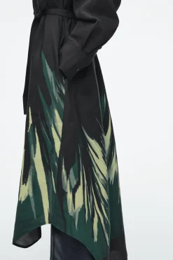 Damen COS Kleider*BEDRUCKTES HEMDKLEID MIT GÜRTEL