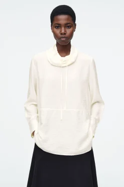 Damen COS Hemden & Blusen | Oberteile*BLUSE MIT STEHKRAGEN MIT KORDELZUG