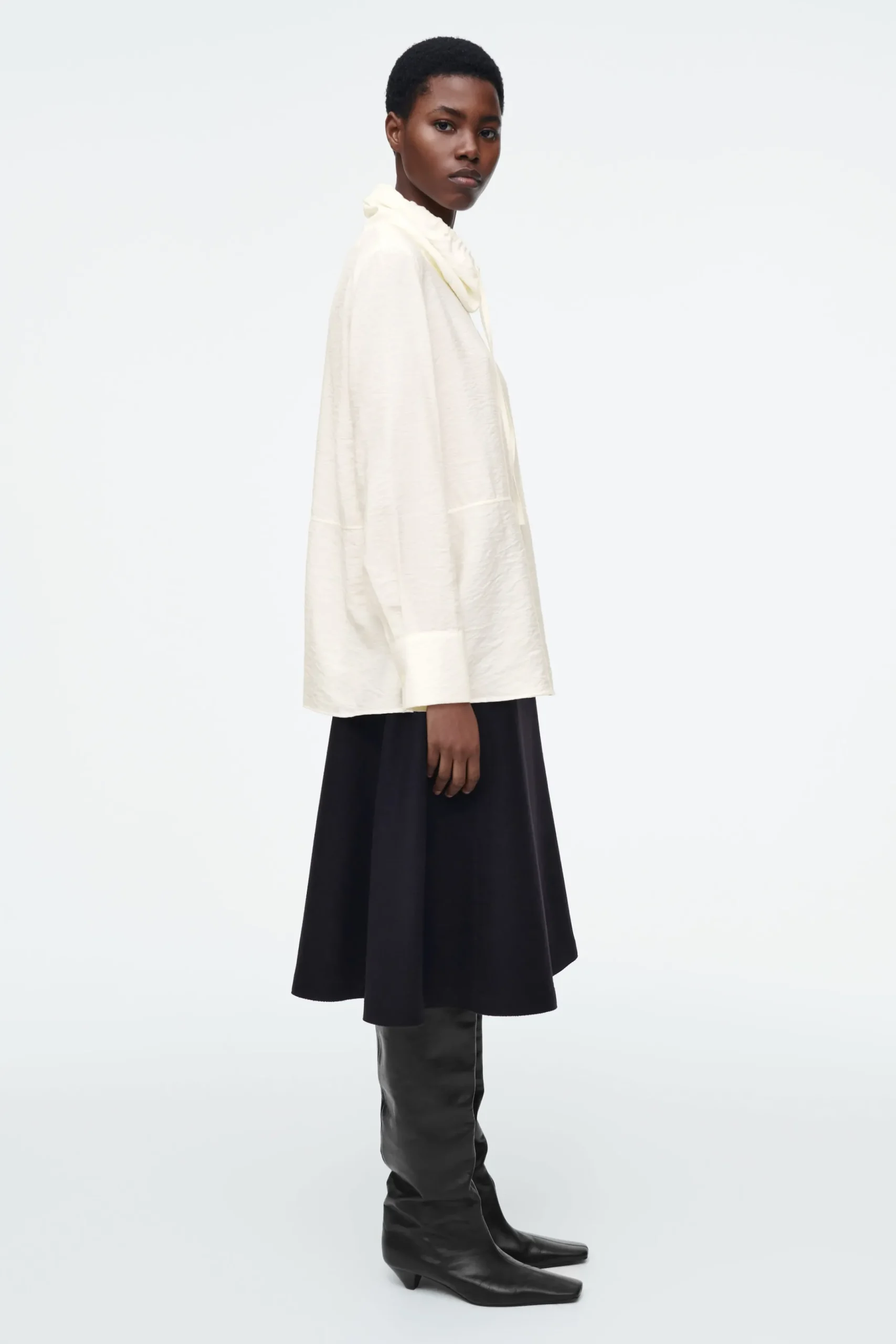 Damen COS Hemden & Blusen | Oberteile*BLUSE MIT STEHKRAGEN MIT KORDELZUG