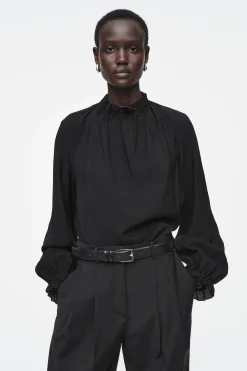 Damen COS Hemden & Blusen | Oberteile*BLUSE MIT STEHKRAGEN UND RAFFUNGEN
