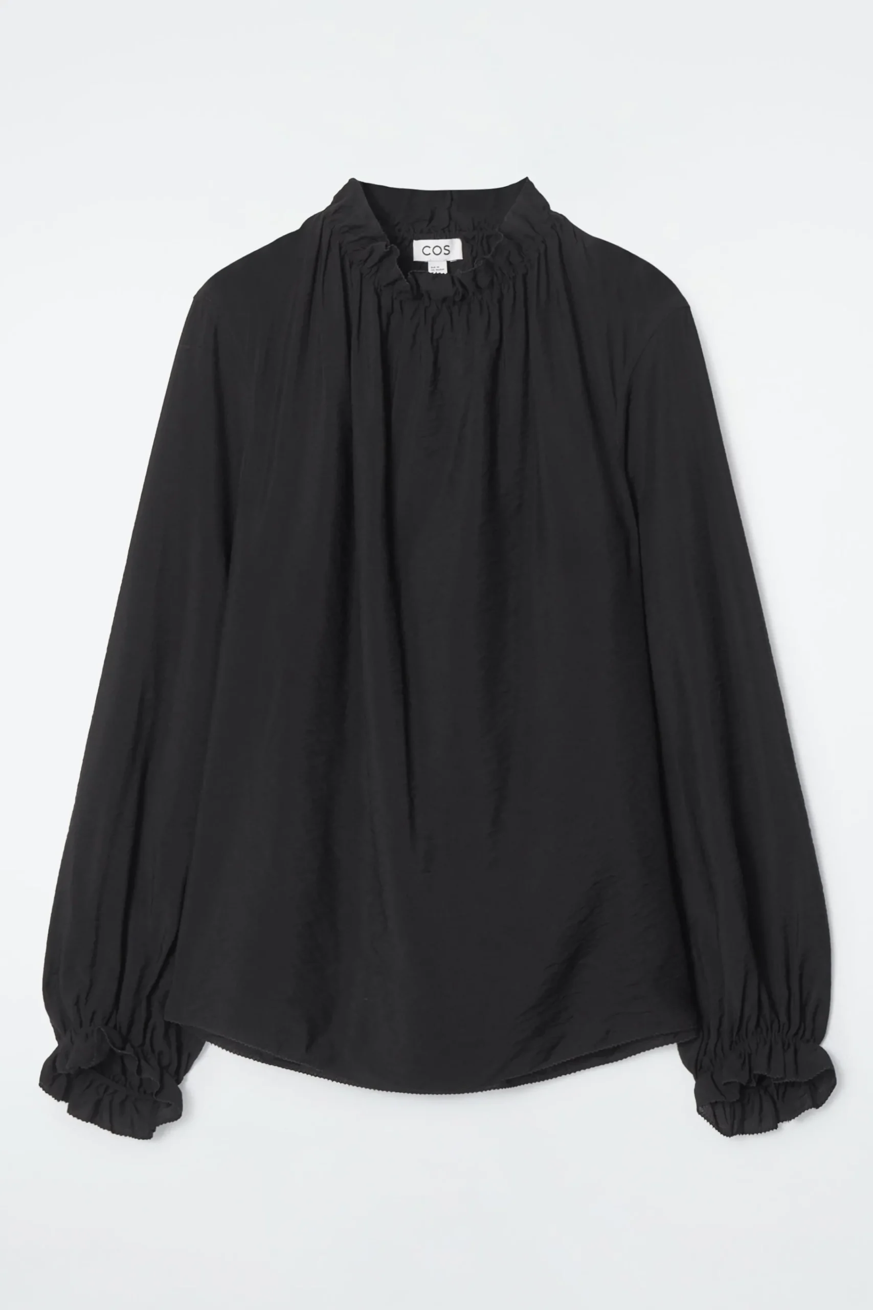 Damen COS Hemden & Blusen | Oberteile*BLUSE MIT STEHKRAGEN UND RAFFUNGEN