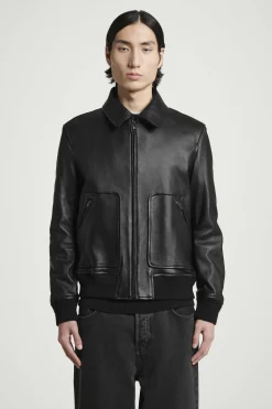Herren COS Mäntel & Jacken*BOMBERJACKE AUS LEDER