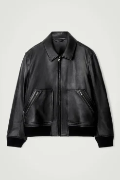 Herren COS Mäntel & Jacken*BOMBERJACKE AUS LEDER