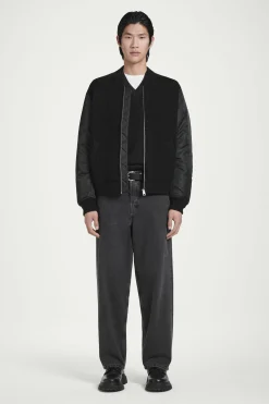 Herren COS Strickmode | Mäntel & Jacken*BOMBERJACKE AUS MERINOWOLLE UND NYLON