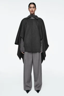 Damen COS Hybridmodelle | Mäntel & Jacken*CAPE AUS DOUBLEFACE-MERINOWOLLE