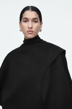 Damen COS Hybridmodelle | Mäntel & Jacken*CAPE AUS DOUBLEFACE-WOLLE MIT SCHALDETAIL