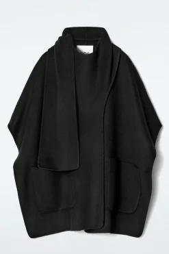 Damen COS Hybridmodelle | Mäntel & Jacken*CAPE AUS DOUBLEFACE-WOLLE MIT SCHALDETAIL