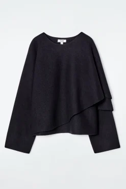 Damen COS Hybridmodelle | Mäntel & Jacken*CAPE AUS WOLLE MIT SCHALDETAIL