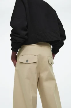 Damen COS Hosen*CHINOHOSE AUS BAUMWOLL-TWILL