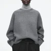 Damen COS Strickmode*COLOUR-BLOCK-WOLLPULLOVER IN LAGEN-OPTIK