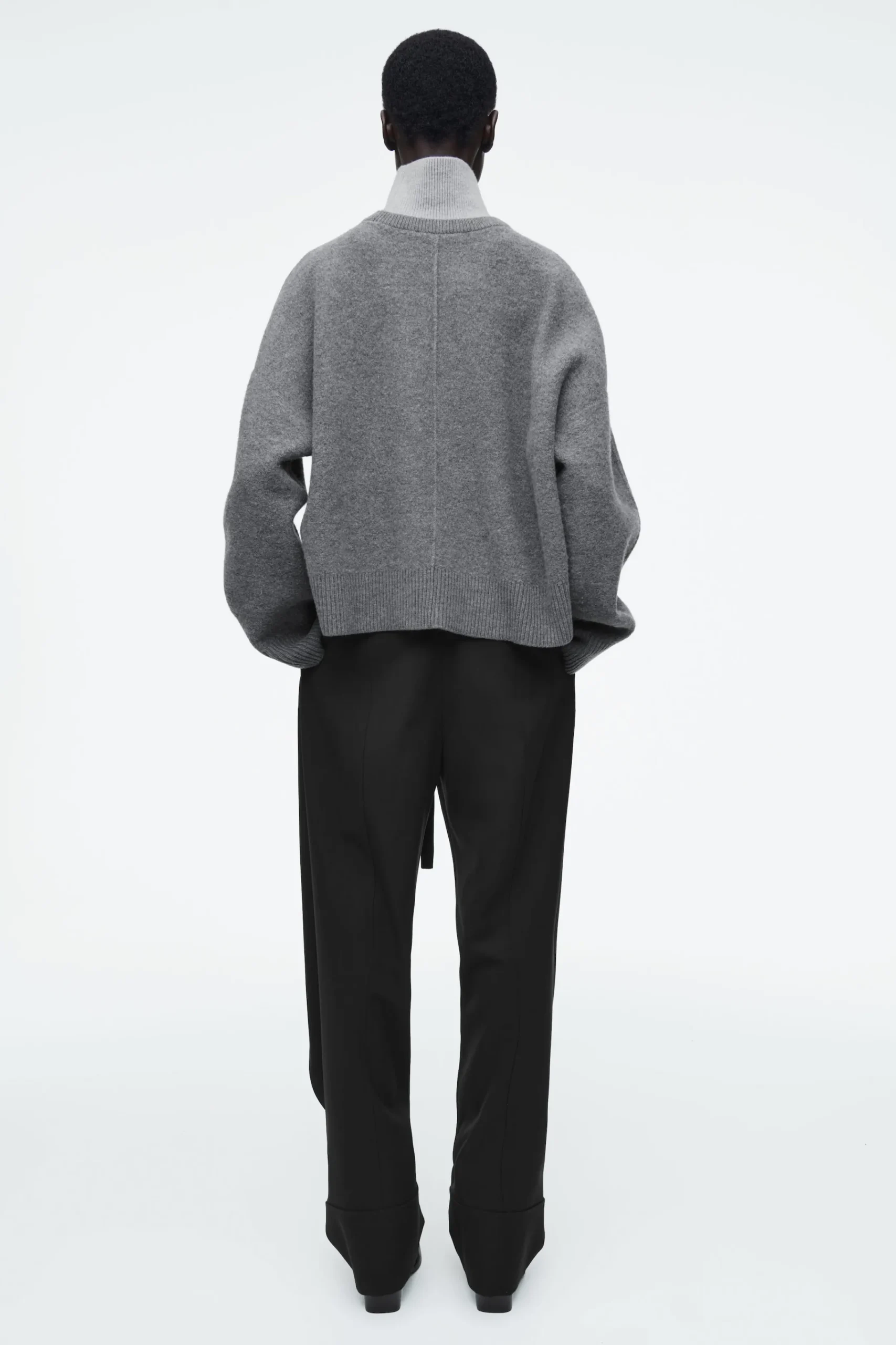 Damen COS Strickmode*COLOUR-BLOCK-WOLLPULLOVER IN LAGEN-OPTIK