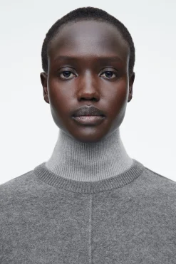 Damen COS Strickmode*COLOUR-BLOCK-WOLLPULLOVER IN LAGEN-OPTIK