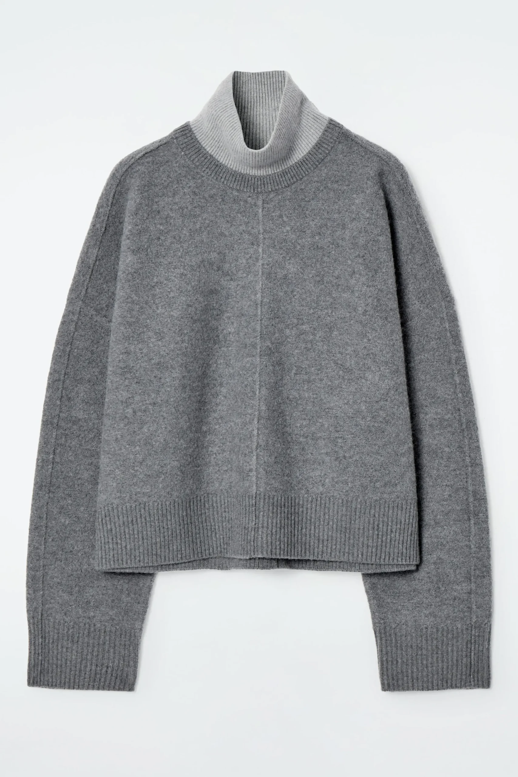Damen COS Strickmode*COLOUR-BLOCK-WOLLPULLOVER IN LAGEN-OPTIK