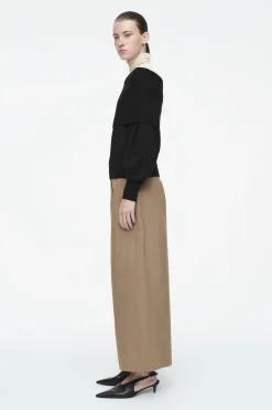 Damen COS Hosen*CULOTTES AUS BAUMWOLLE MIT BESONDERS WEITEM BEIN