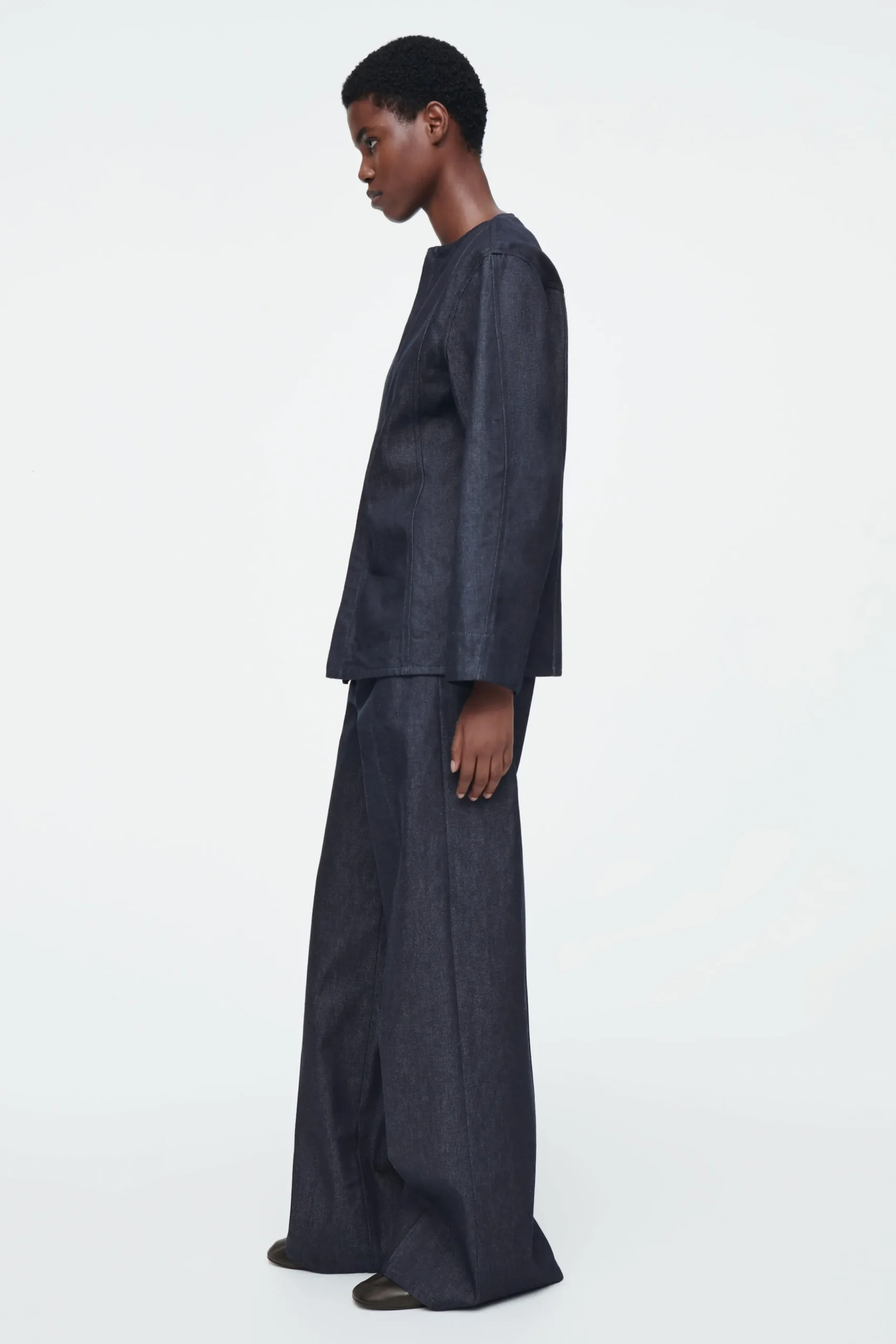 Damen COS Hemden & Blusen | Oberteile*DAS HEMD AUS RAW DENIM MIT GERADEM AUSSCHNITT