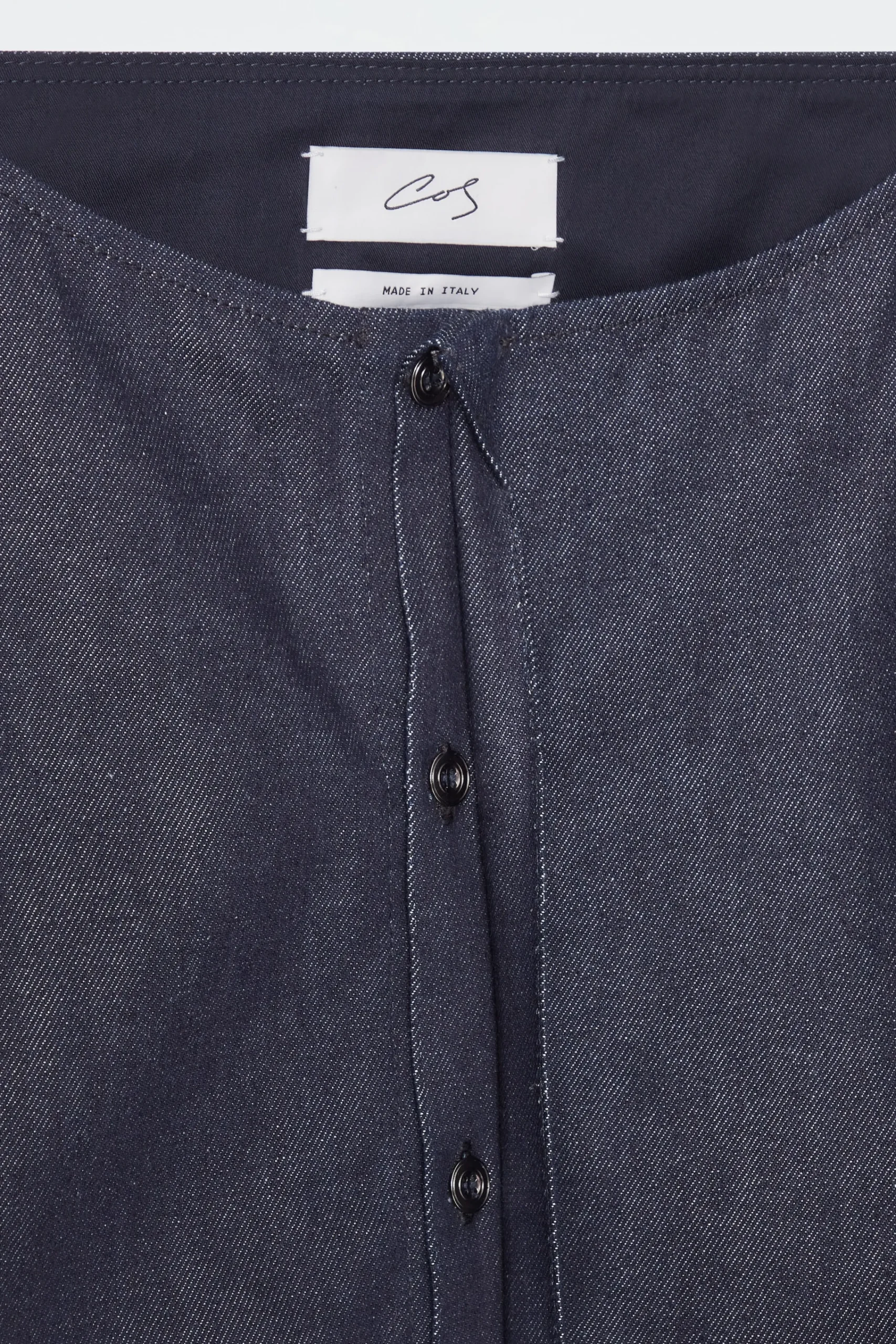 Damen COS Hemden & Blusen | Oberteile*DAS HEMD AUS RAW DENIM MIT GERADEM AUSSCHNITT
