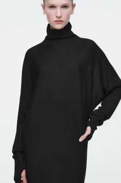 Damen COS Kleider | Strickmode*DAS KLEID AUS MERINOWOLLE MIT STEHKRAGEN