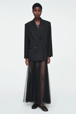 Damen COS Kleider*DAS MAXIKLEID AUS TÜLL