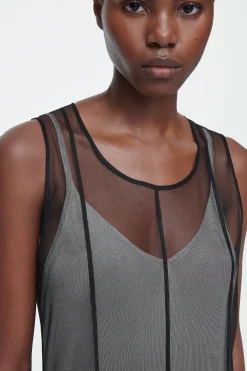 Damen COS Kleider*DAS MAXIKLEID AUS TÜLL