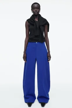 Damen COS Hosen*DEKONSTRUIERTE BAUMWOLLHOSE MIT BARREL-BEIN
