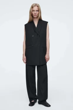 Damen COS Mäntel & Jacken*DER LANGE ÄRMELLOSE BLAZER
