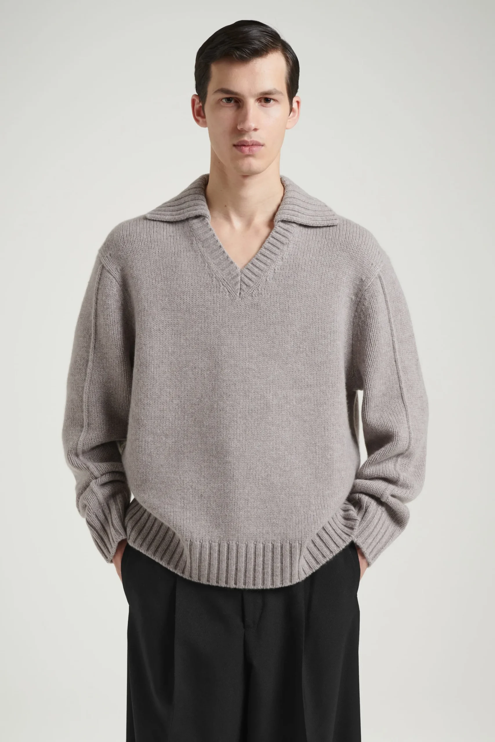 Herren COS Poloshirts | Pullover*DER POLOPULLOVER AUS KASCHMIR
