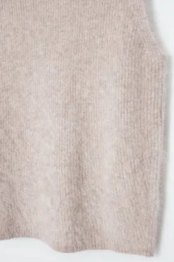 Damen COS Kaschmir | Strickmode*DER STEHKRAGEN-PULLUNDER AUS GEBÜRSTETEM KASCHMIR