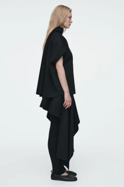 Damen COS Hemden & Blusen | Oberteile*DIE BLUSE AUS DOUBLEFACE-MATERIAL MIT BINDEBÄNDERN