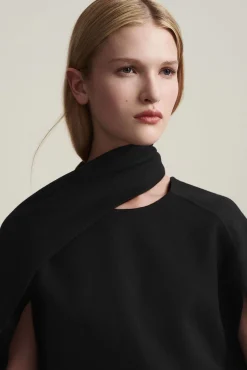 Damen COS Hemden & Blusen | Oberteile*DIE BLUSE AUS DOUBLEFACE-MATERIAL MIT BINDEBÄNDERN