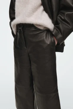 Damen COS Hosen*DIE CULOTTES AUS LEDER MIT BARREL-BEIN